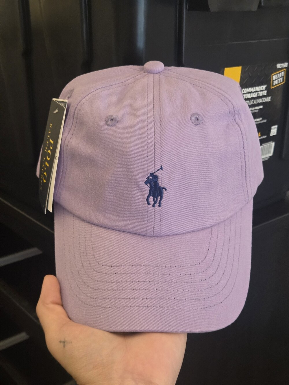 Polo Ralph Lauren Lilac Cotton Classic Baseball Cap